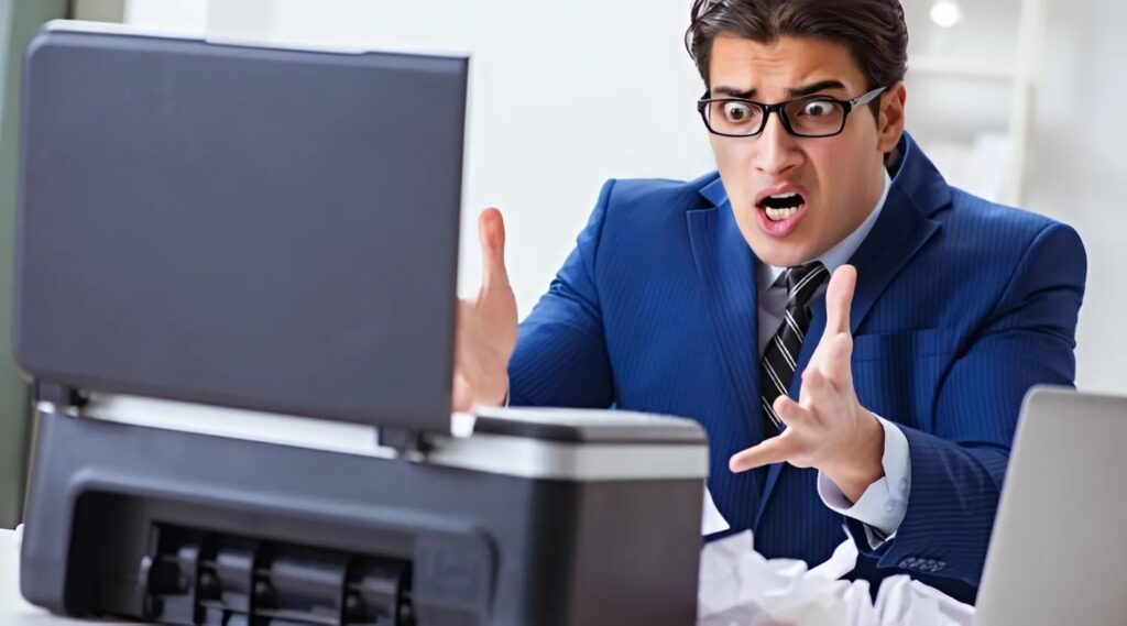 Máy In Không Nhận Lệnh – “Bấm mãi mà chẳng thấy in!”