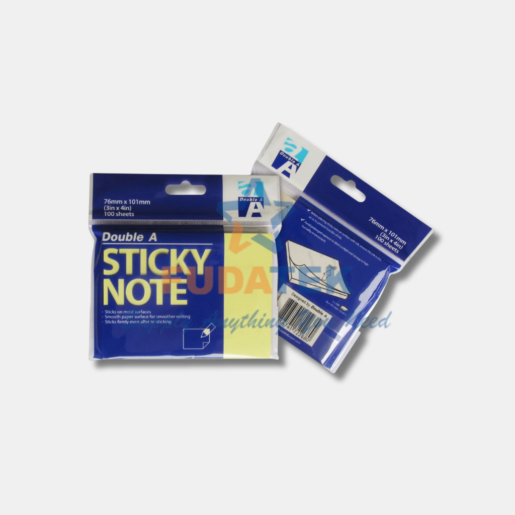GIẤY GHI CHÚ CÓ KEO DOUBLE A