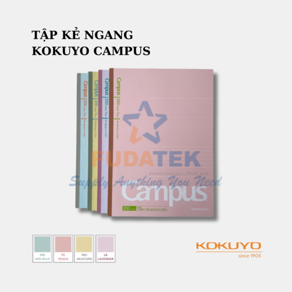 TẬP KẺ NGANG KOKUYO - A4, A5, B5