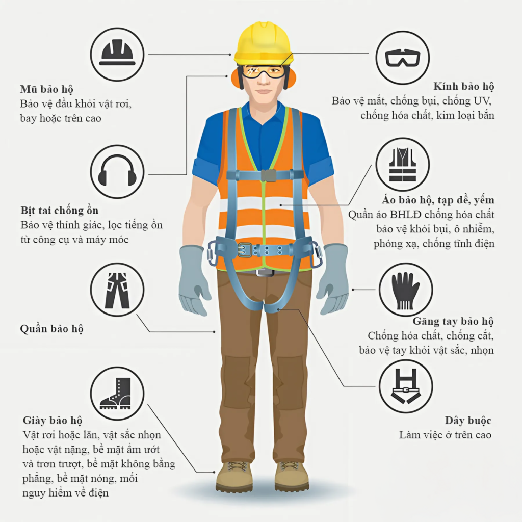Hướng Dẫn Sử Dụng Đồ Bảo Hộ Lao Động Đúng Cách