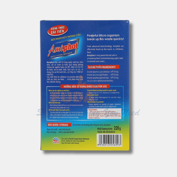 HỘP BỘT THÔNG CẦU AMIPHOT - Hình ảnh 2
