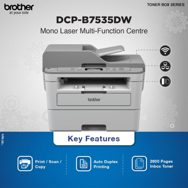Brother DCP-B7535DW - Hình ảnh 3