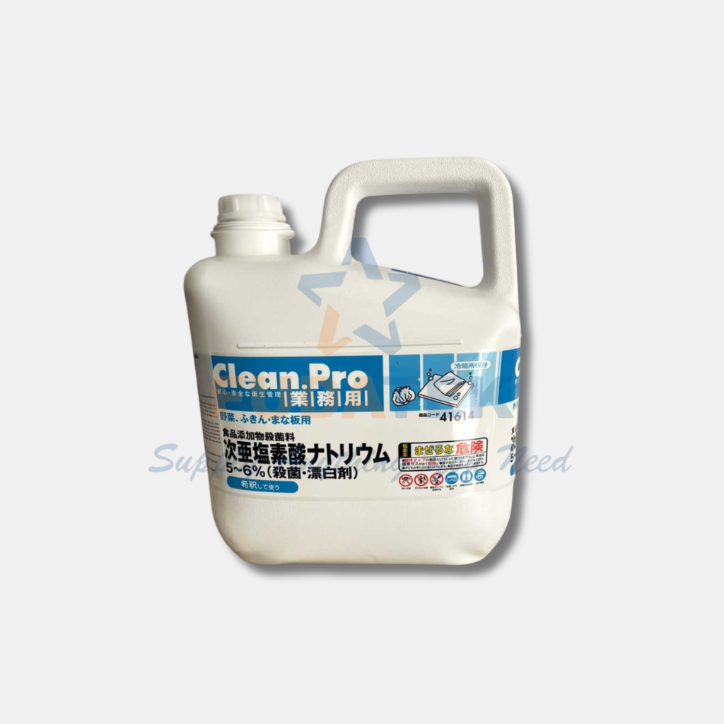 DUNG DỊCH TẨY TRẮNG (VÀ SÁT KHUẨN) SARAYA CLEAN.PRO B-1 / BÌNH 5 LÍT