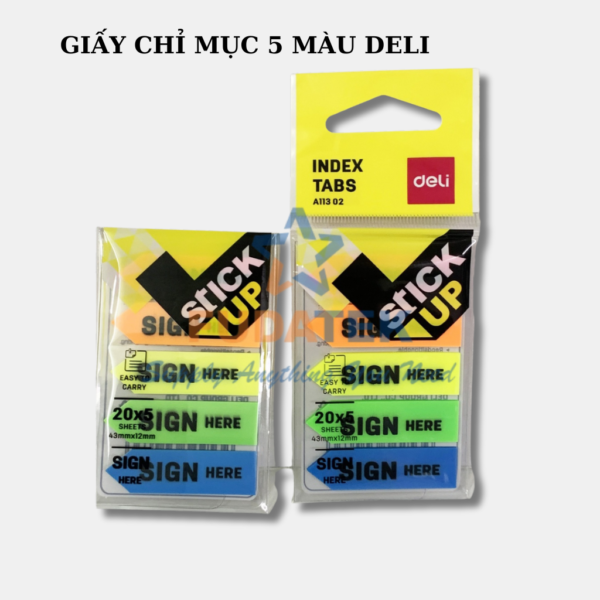 GIẤY GHI CHÚ PHÂN TRANG / CHỈ MỤC