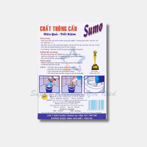 HỘP BỘT THÔNG CẦU, CỐNG SUMO - Hình ảnh 2