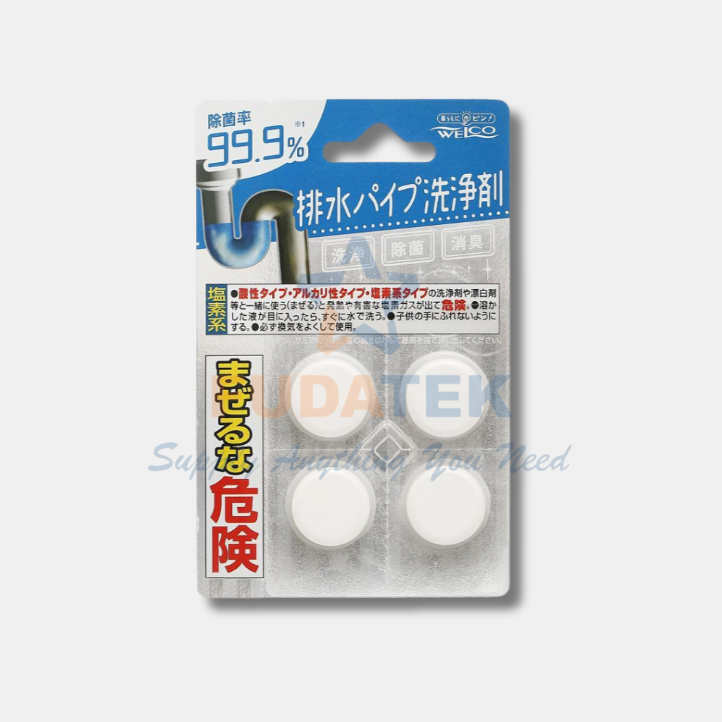 VỈ 4 VIÊN LÀM SẠCH ĐƯỜNG ỐNG - WELCO