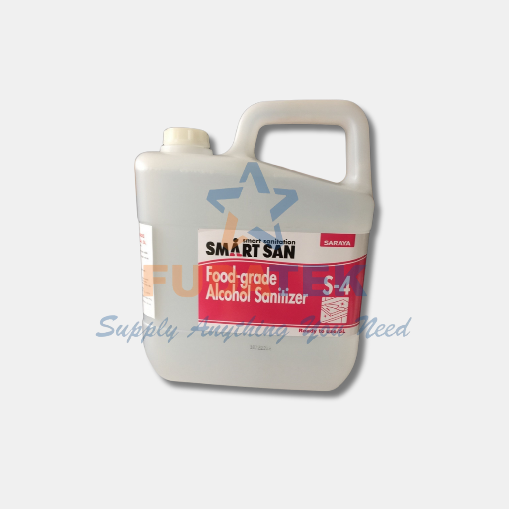 BÌNH CỒN THỰC PHẨM ALCOHOL SANITIZER S-4 5 LÍT