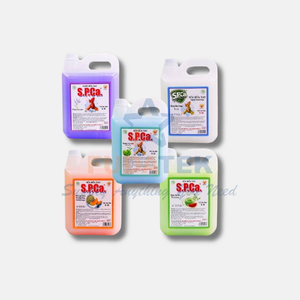 BÌNH XÀ BÔNG RỬA TAY S.P.CA 5 LÍT