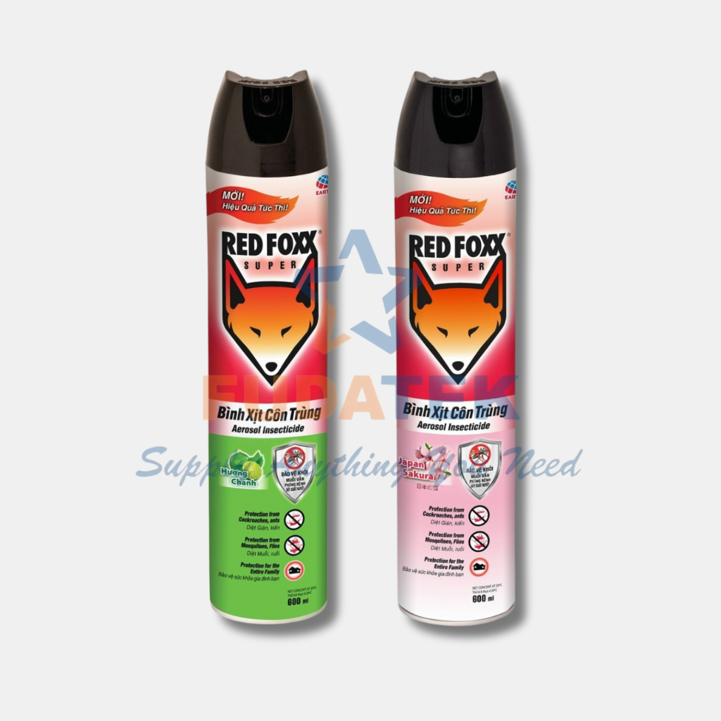 BÌNH XỊT DIỆT CÔN TRÙNG RED FOXX 600ML
