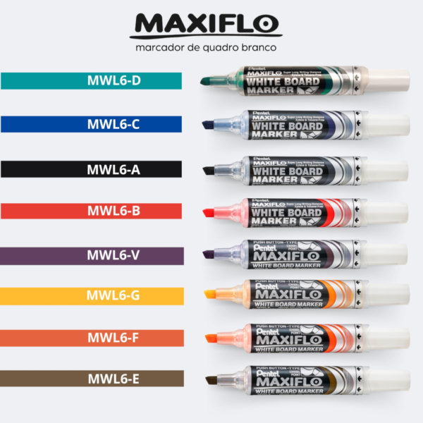 BÚT LÔNG BẢNG PENTEL MAXILO MWL5M NÉT 2.5 MM