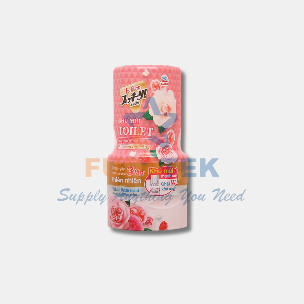 GEL KHỬ MÙI TOILET SUKKIRI HƯƠNG HOA HỒNG 400ML