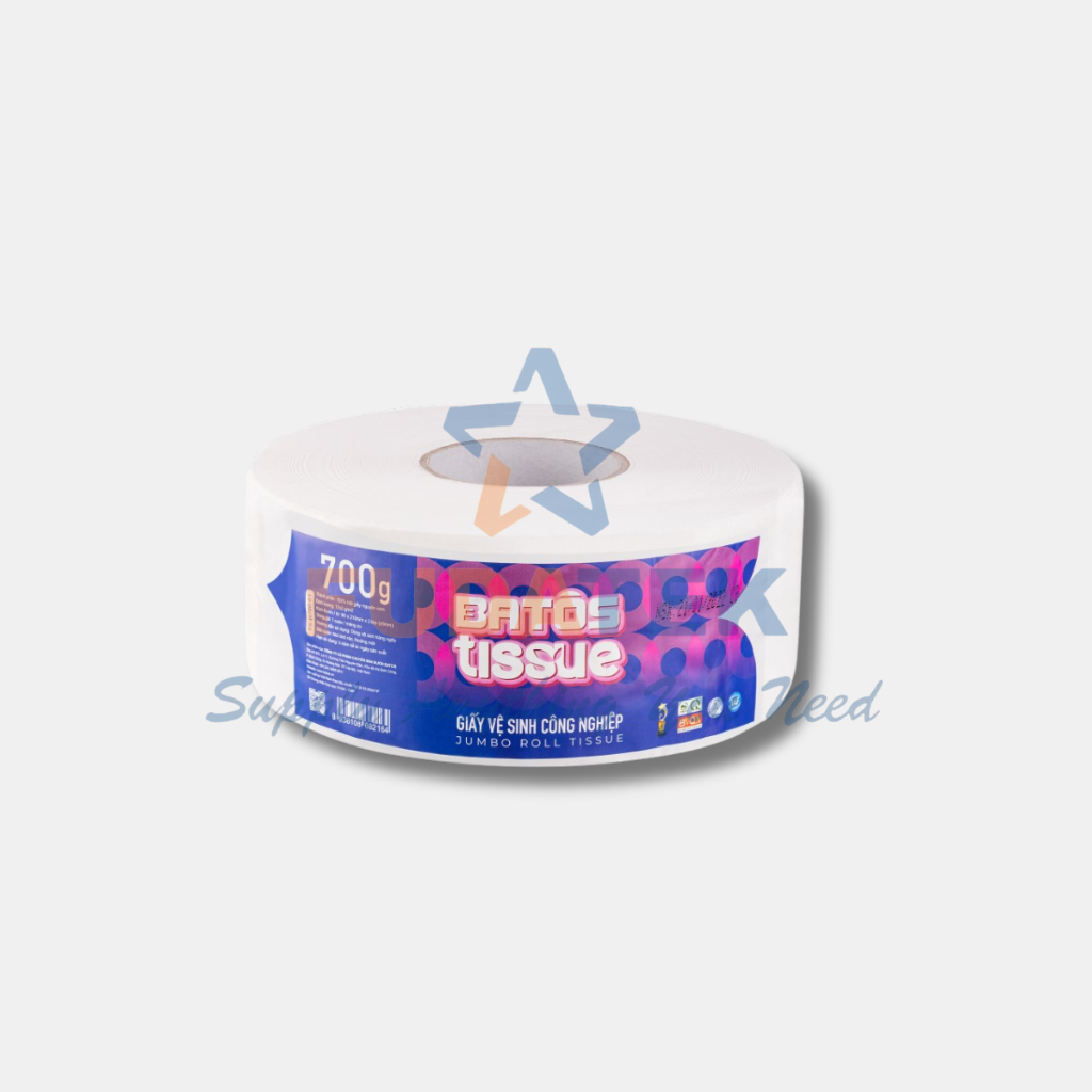 GIẤY VỆ SINH CUỘN LỚN BATOS TISSUE ( 9cm x 210m )