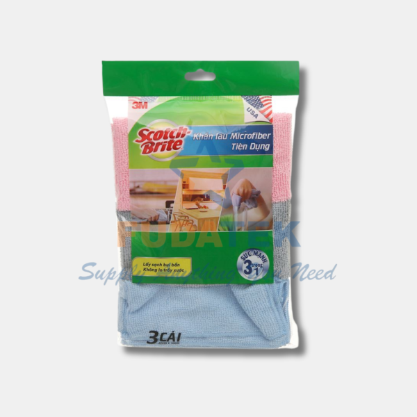 KHĂN LAU BẾP MICROFIBER SCOTCH BRITE - Hình ảnh 3