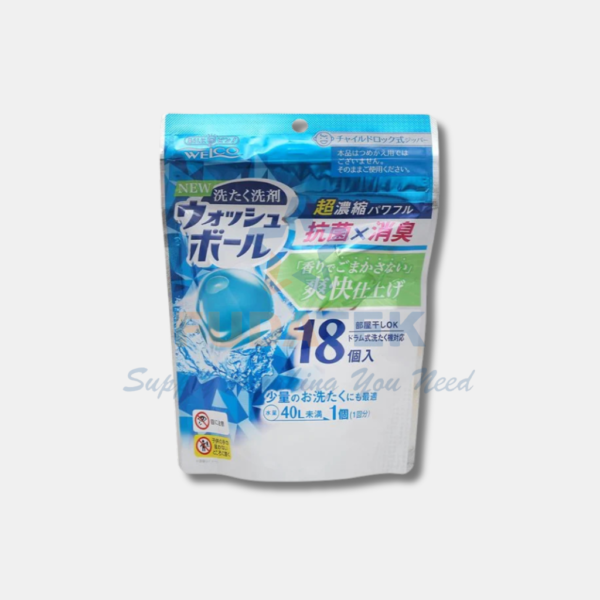 VIÊN GEL GIẶT KHÁNG KHUẨN VÀ KHỬ MÙI - WELCO