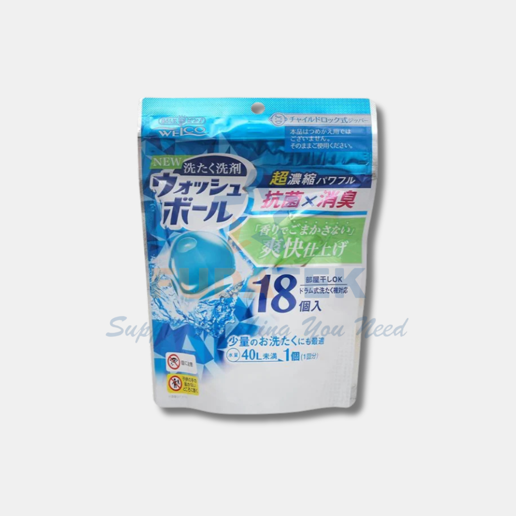 VIÊN GEL GIẶT KHÁNG KHUẨN VÀ KHỬ MÙI - WELCO